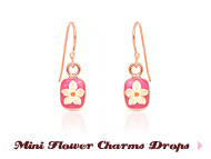 Mini Flower Charms Drops