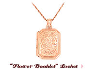 "Flower Booklet" Locket
