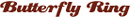 Buttlerfly Rings
