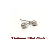 Platinum Mini Studs