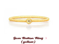 Gem Button Ring