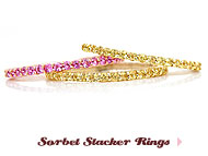 Sorbet Stacker Rings