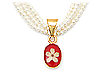 Micro Mini Collection: Baby Pearl Necklace (Triple-strand)