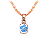 Micro Mini Collection: Baby Pearl Necklace (Peach)