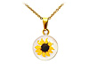 Sunflower Bloom Necklace (yellow)
