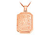 "Flower Booklet" Locket